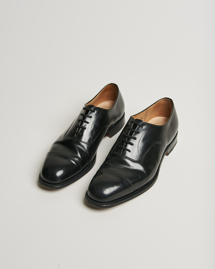 Homme | Church's Consul Calf Leather Oxford Black | Pre-owned | Church's Consul Calf Leather Oxford Black