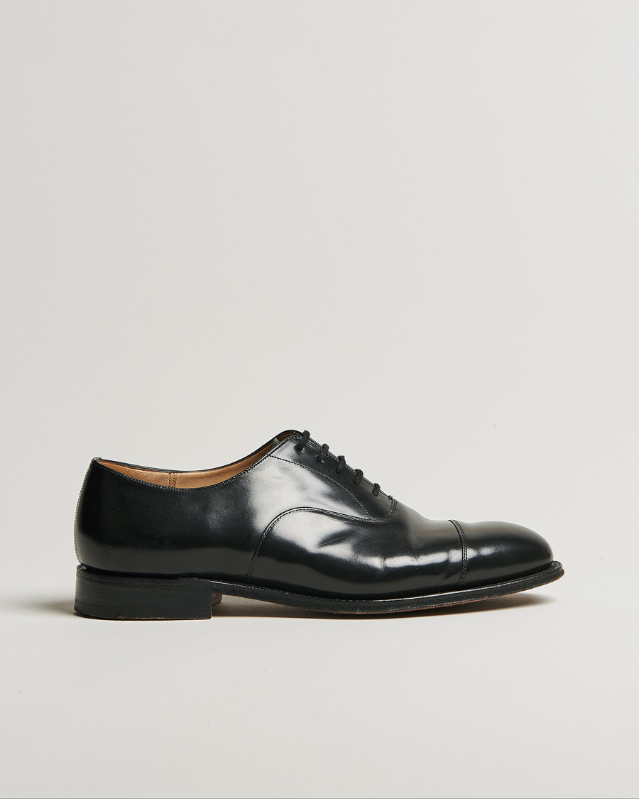 Homme | Church's Consul Calf Leather Oxford Black | Pre-owned | Church's Consul Calf Leather Oxford Black