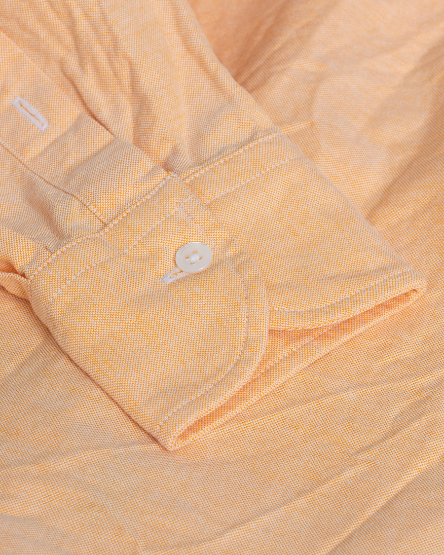 Homme | Chemises | Pre-owned | Drake's Button Down Oxford Shirt Orange 42 - L