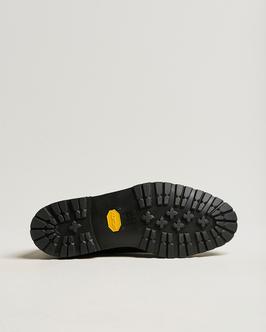 Homme | Pre-owned Chaussures cousues trépointe | Pre-owned | Crockett & Jones Pembroke Derbys Scotch Grain Vibram Black Calf UK6,5 - EU40,5