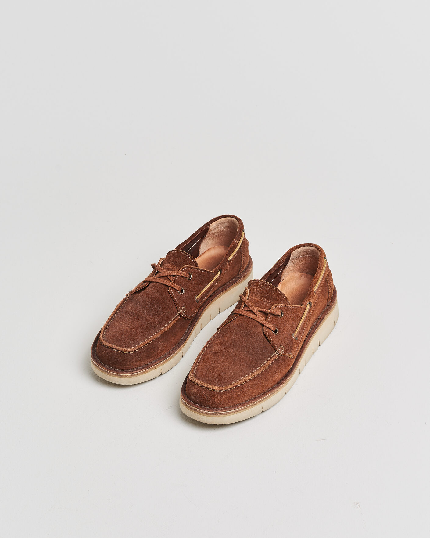 Homme | Pre-owned Chaussures | Pre-owned | Astorflex Boatflex Moccasin Brown Suede 43