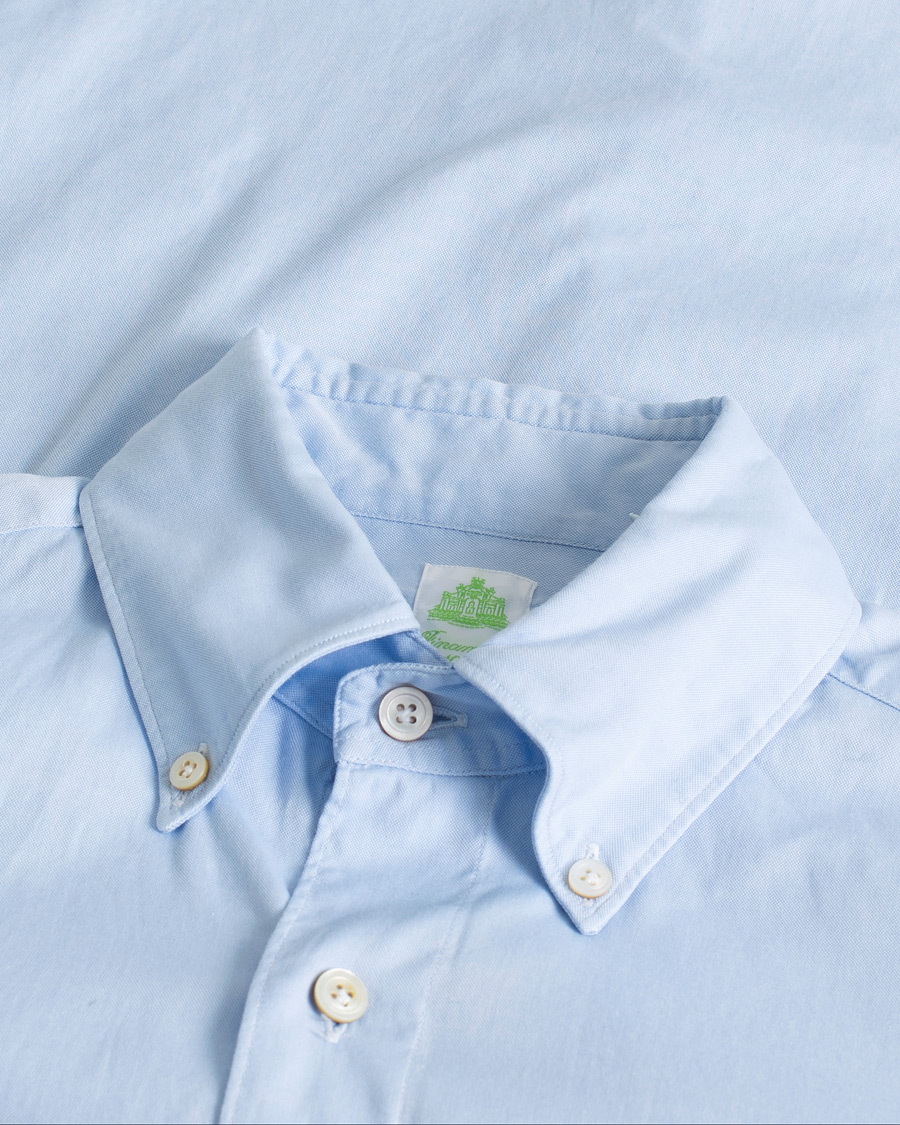 Homme | Chemises | Pre-owned | Finamore Napoli Tokyo Slim Fit Oxford Shirt Light Blue