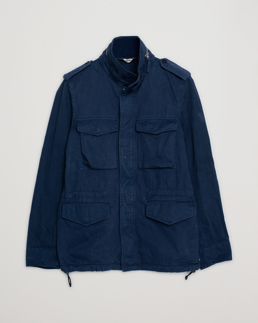Homme | Manteaux Et Vestes | Pre-owned | Aspesi Cotton Field Jacket Navy S