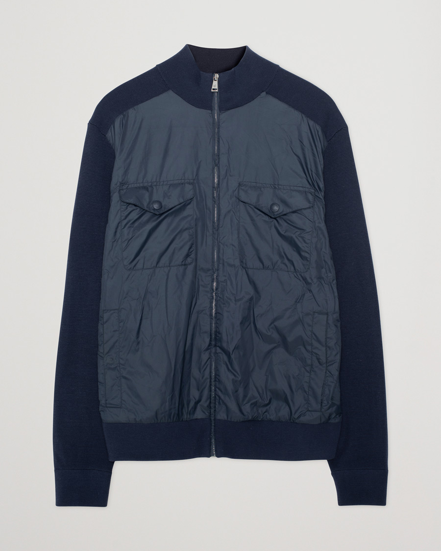Homme | Pulls Et Tricots | Pre-owned | Ralph Lauren Purple Label Hybrid Zip Sweater Classic Navy