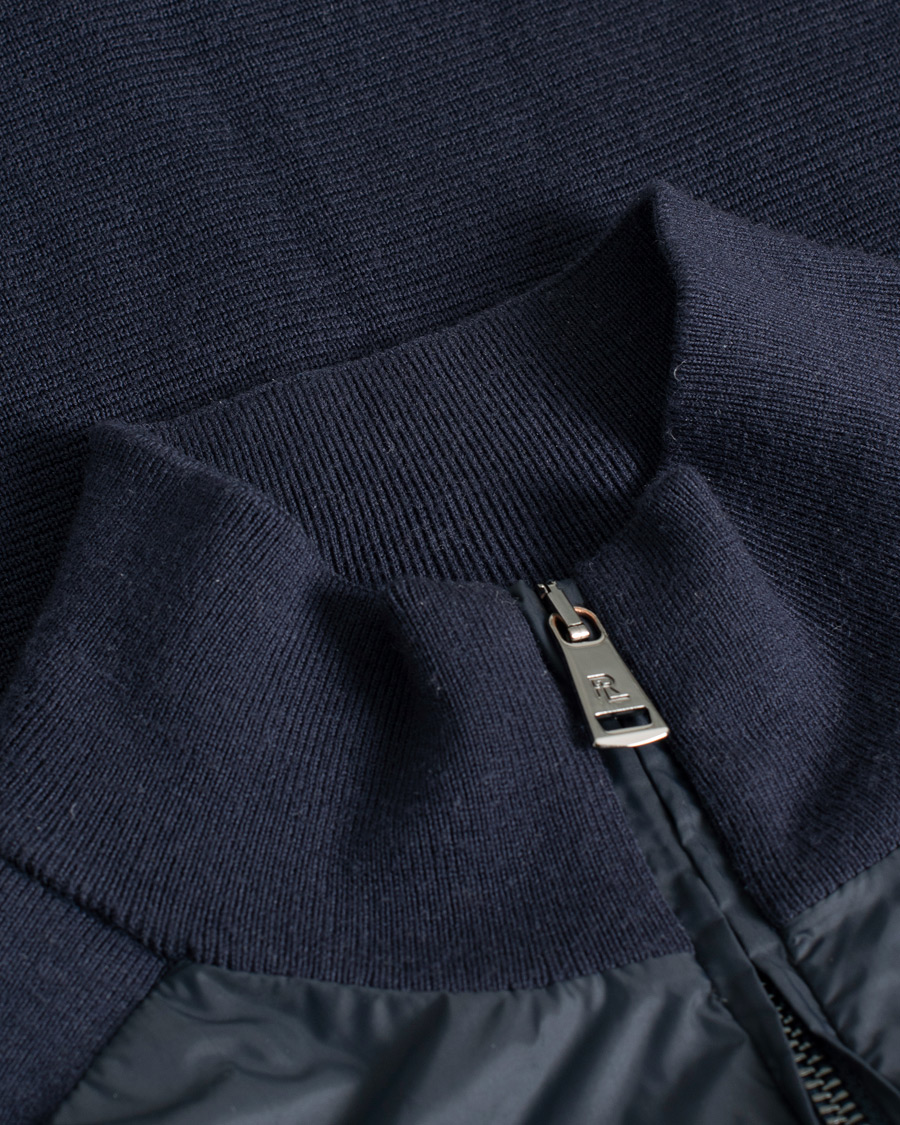 Homme | Pulls Et Tricots | Pre-owned | Ralph Lauren Purple Label Hybrid Zip Sweater Classic Navy