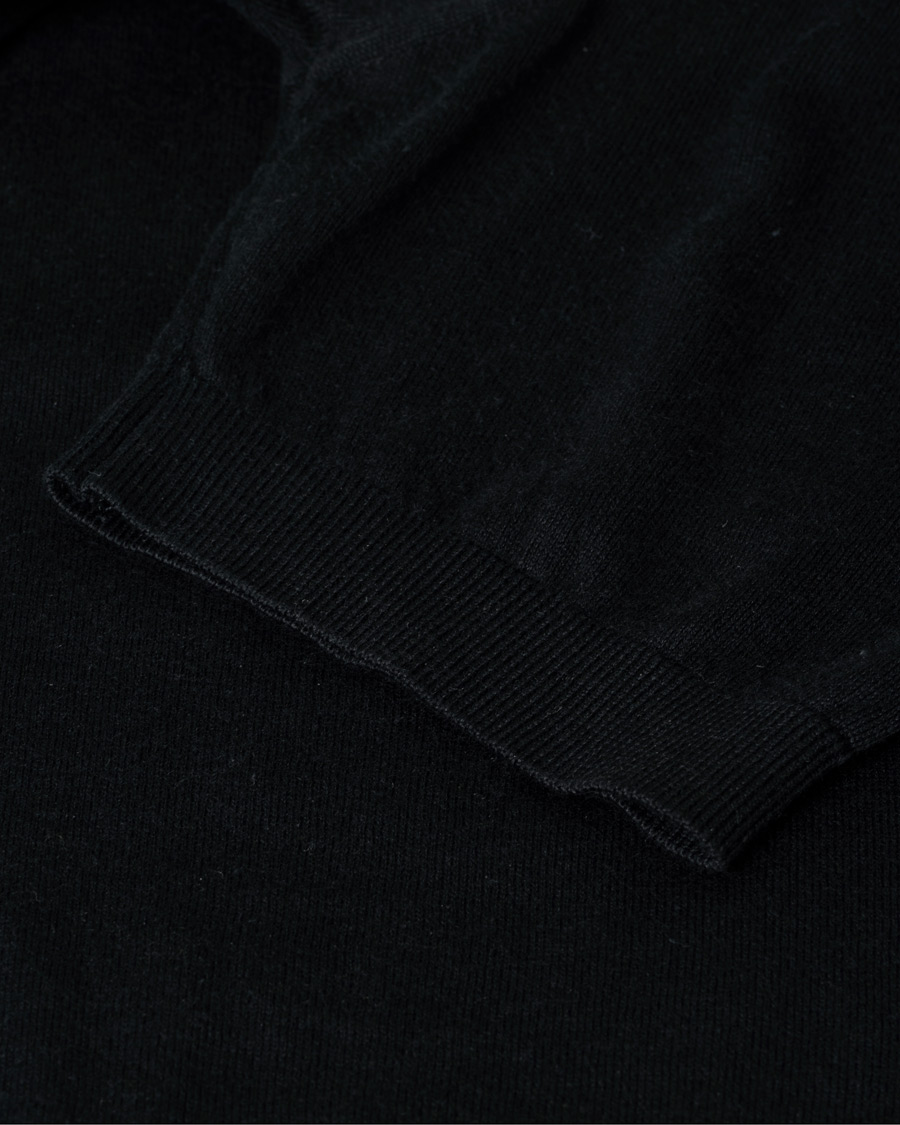 Homme | Polos | Pre-owned | John Smedley Adrian Slim Fit Sea Island Polo Black