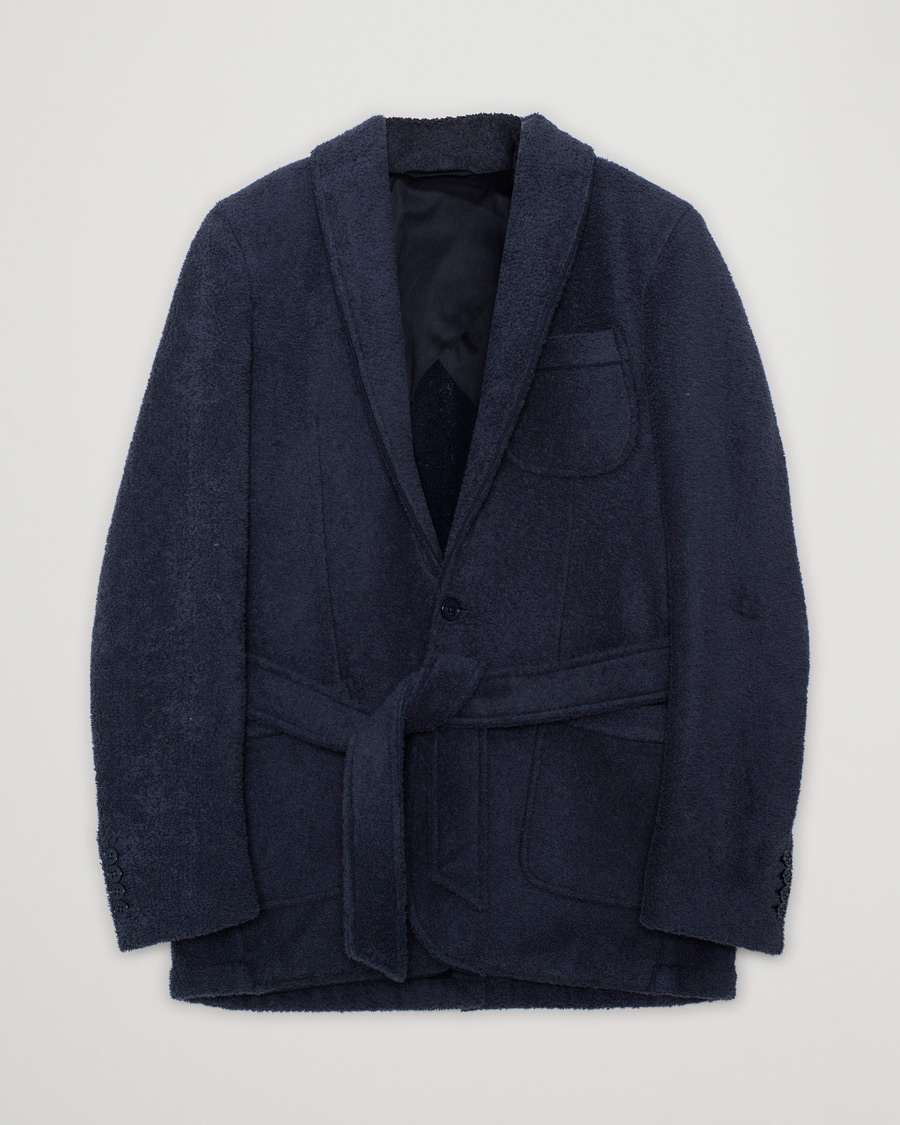 Homme | Pulls Et Tricots | Pre-owned | Orlebar Brown Darvill Cotton Terry Cardigan Ink