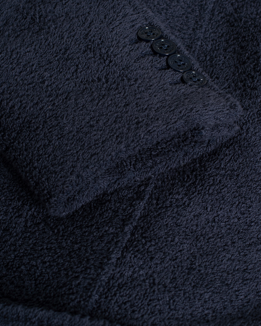 Homme | Pulls Et Tricots | Pre-owned | Orlebar Brown Darvill Cotton Terry Cardigan Ink