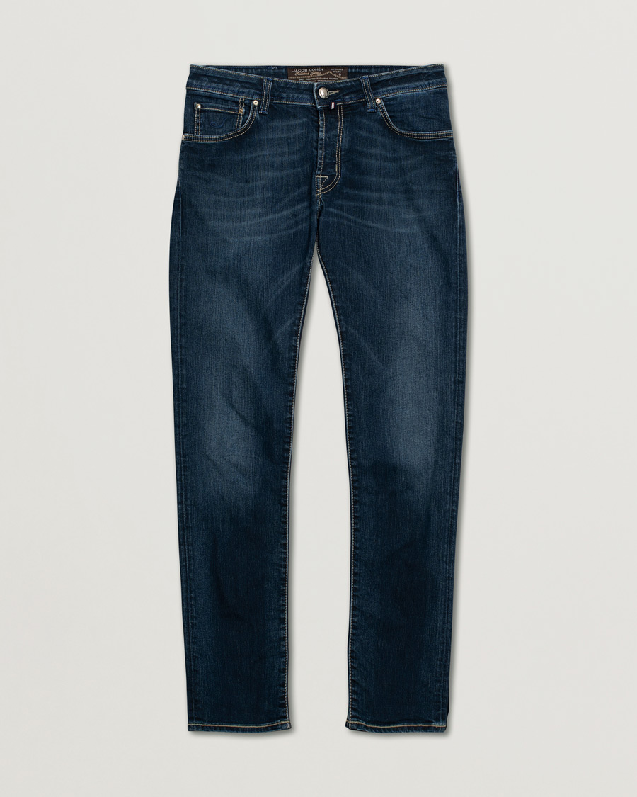 Homme | Jeans | Pre-owned | Jacob Cohën Nick 622 Slim Fit Stretch Jeans Medium Blue W33