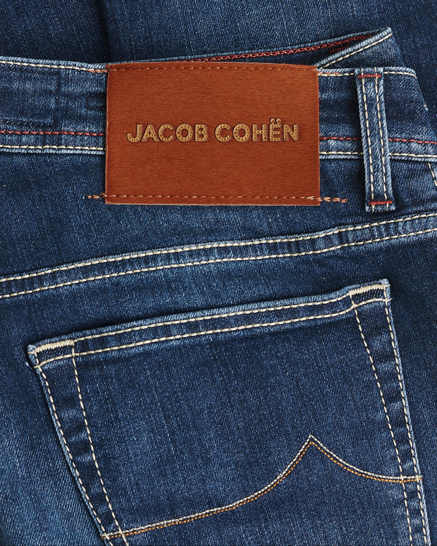 Homme | Pre-owned Jeans | Pre-owned | Jacob Cohën Bard 688 Slim Fit Stretch Jeans Medium Dark W34
