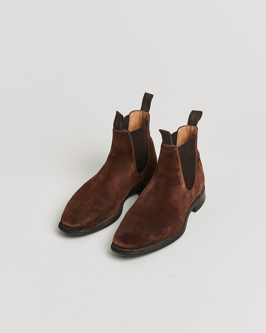 Homme | Bottes | Pre-owned | Loake 1880 Chatsworth Chelsea Boot Brown Suede UK6,5 - EU40,5