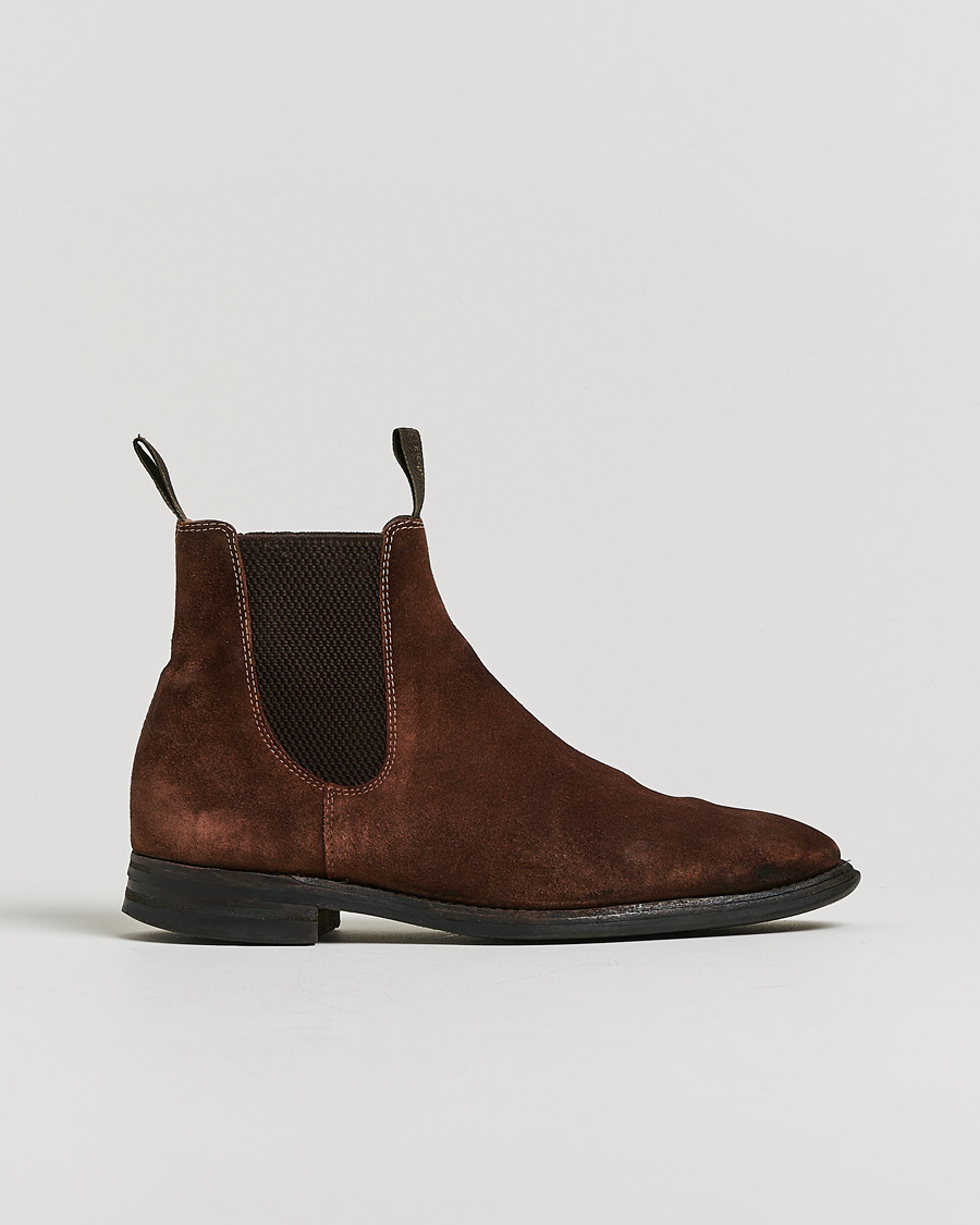 Homme | Bottes | Pre-owned | Loake 1880 Chatsworth Chelsea Boot Brown Suede UK6,5 - EU40,5