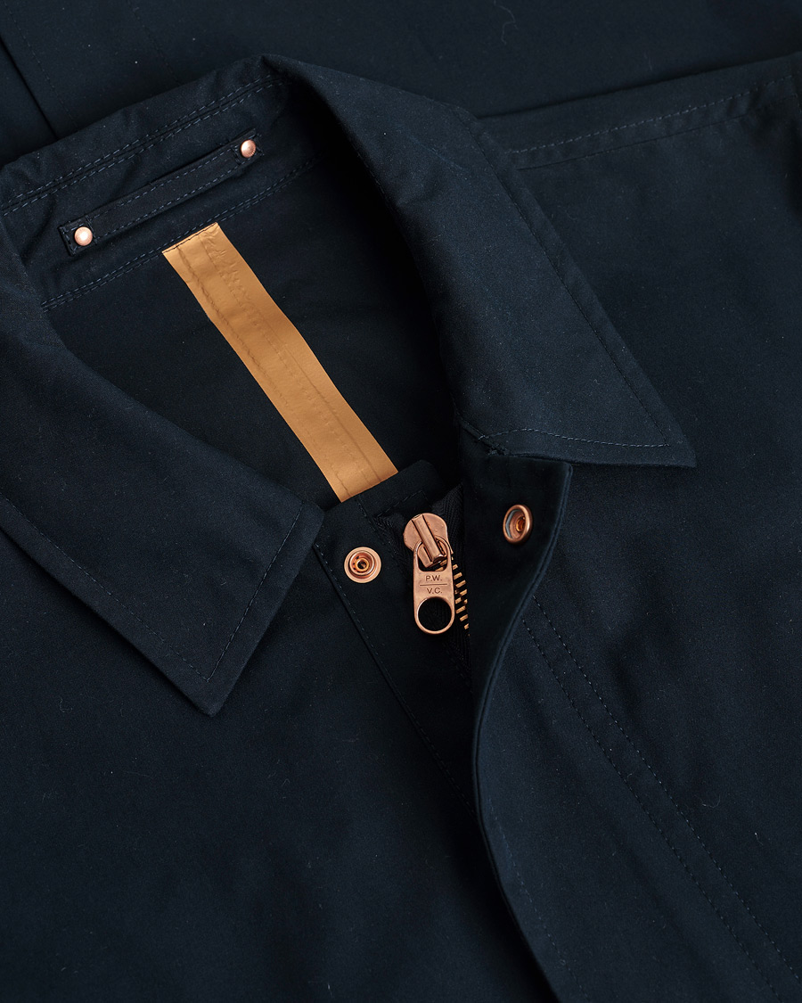 Homme | Private White V.C. Unlined Cotton Ventile Mac Coat 3.0 Navy 2 - XS | Pre-owned | Private White V.C. Unlined Cotton Ventile Mac Coat 3.0 Navy 2 - XS