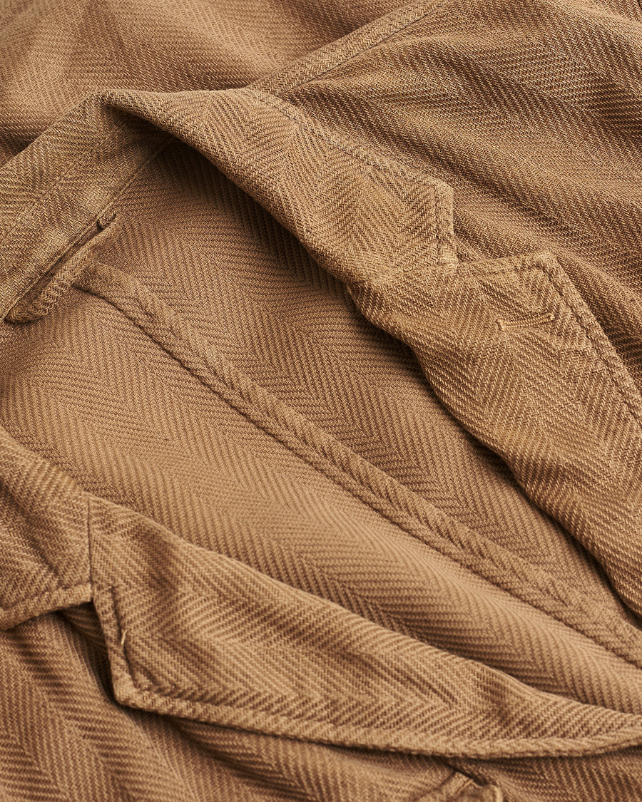 Homme | Pre-owned Blazers | Pre-owned | Altea Safari Blazer Camel Brown 52