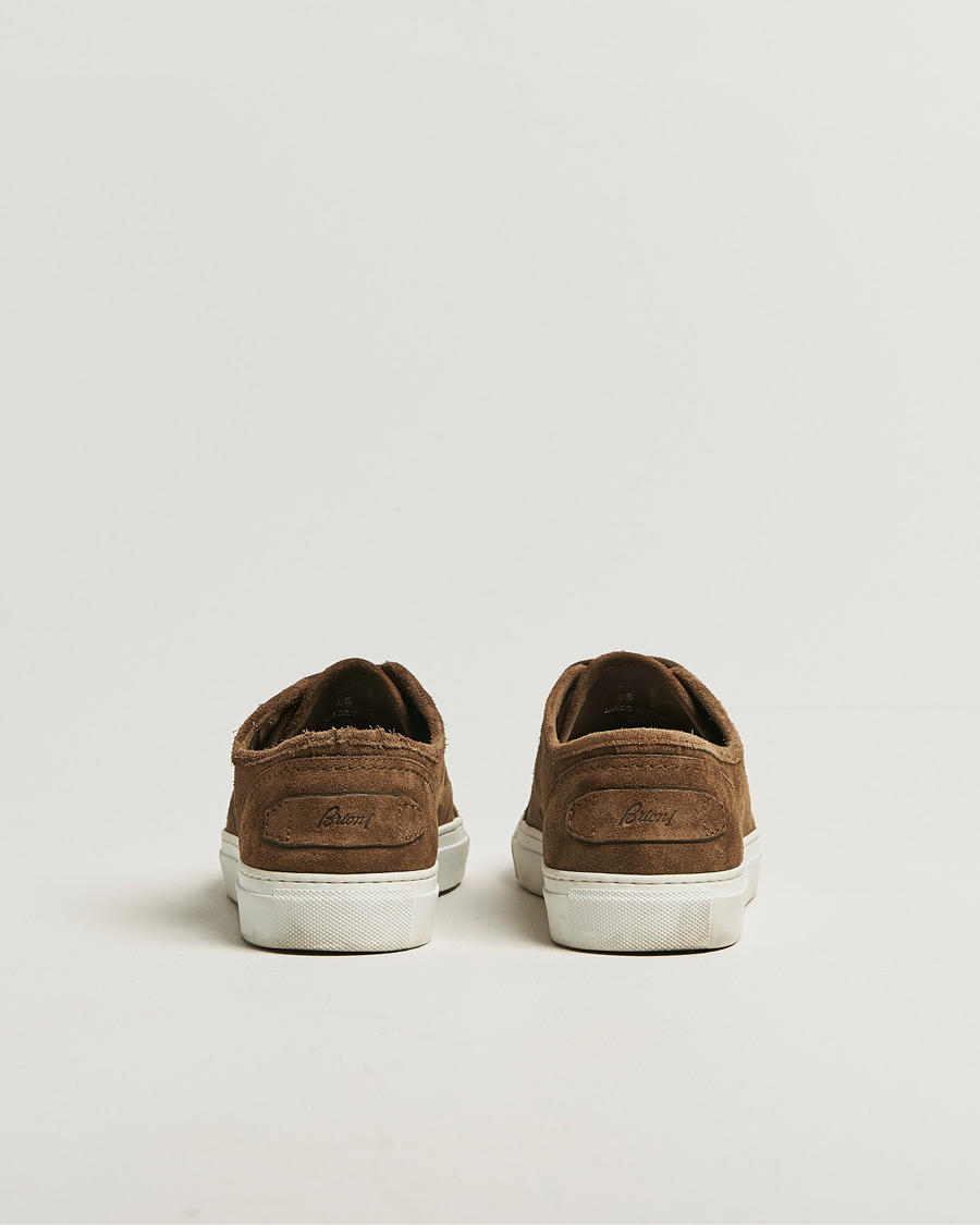 Homme | Brioni Casetta Suede Sneakers Brown | Pre-owned | Brioni Casetta Suede Sneakers Brown