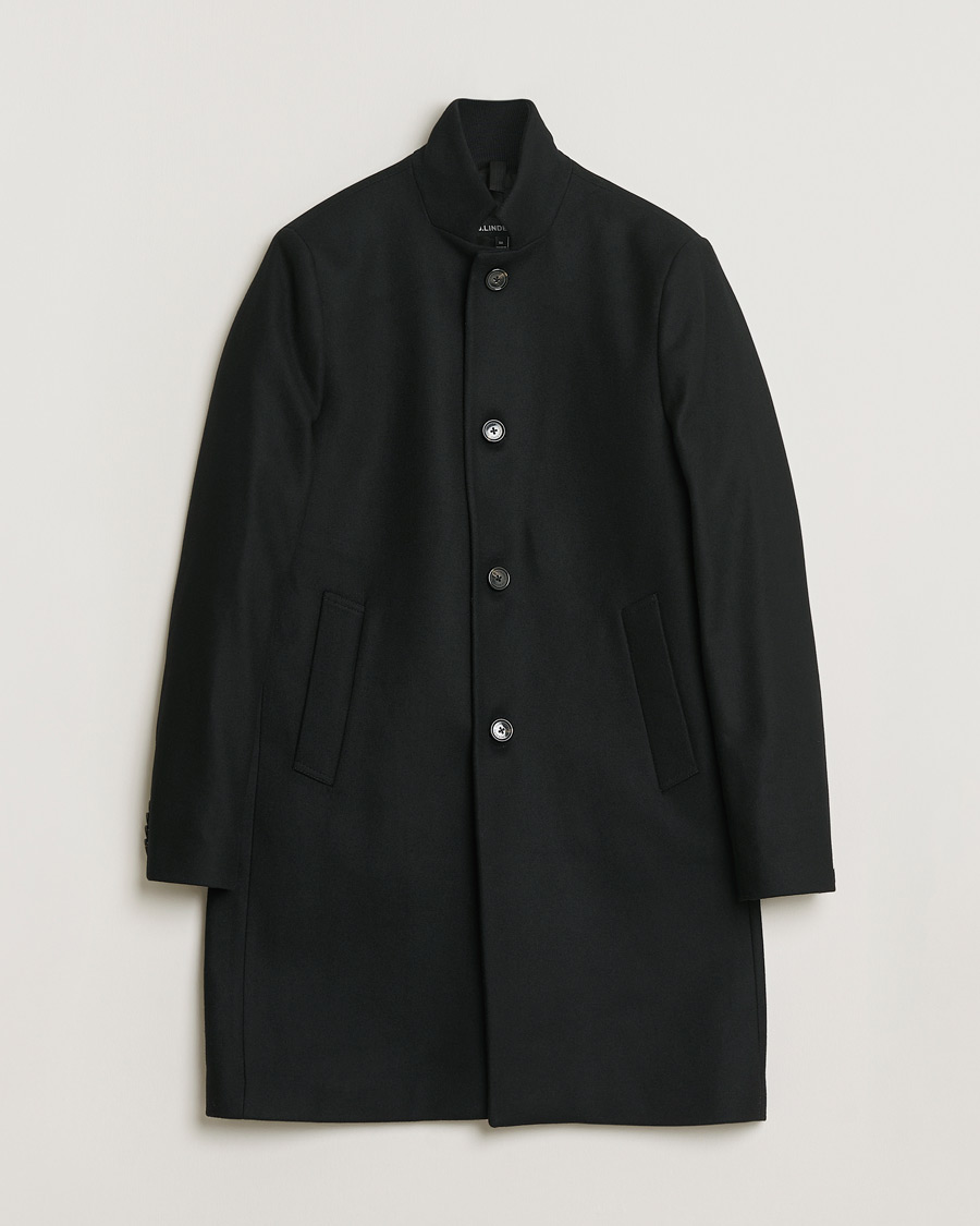 Homme | Pre-owned Manteaux Et Vestes | Pre-owned | J.Lindeberg Holger 2.0 Melton Coat Black 50
