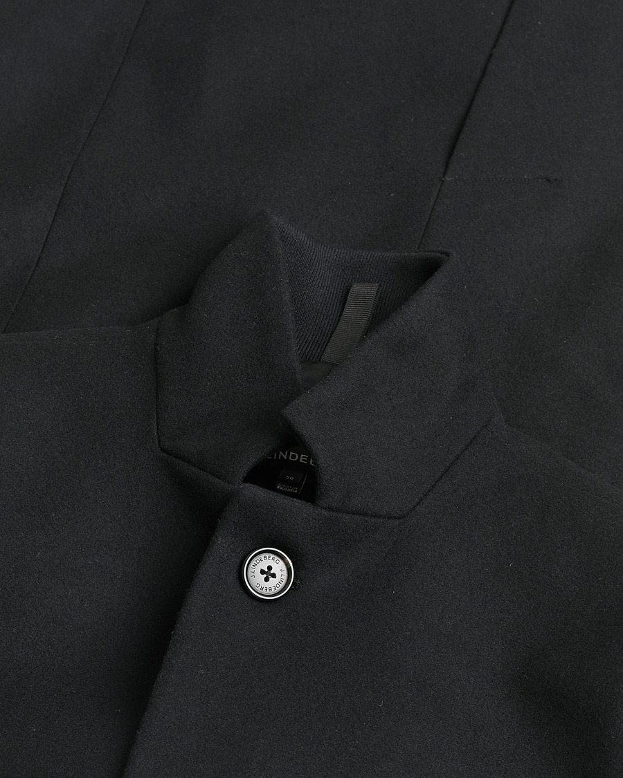 Homme | Pre-owned Manteaux Et Vestes | Pre-owned | J.Lindeberg Holger 2.0 Melton Coat Black 50