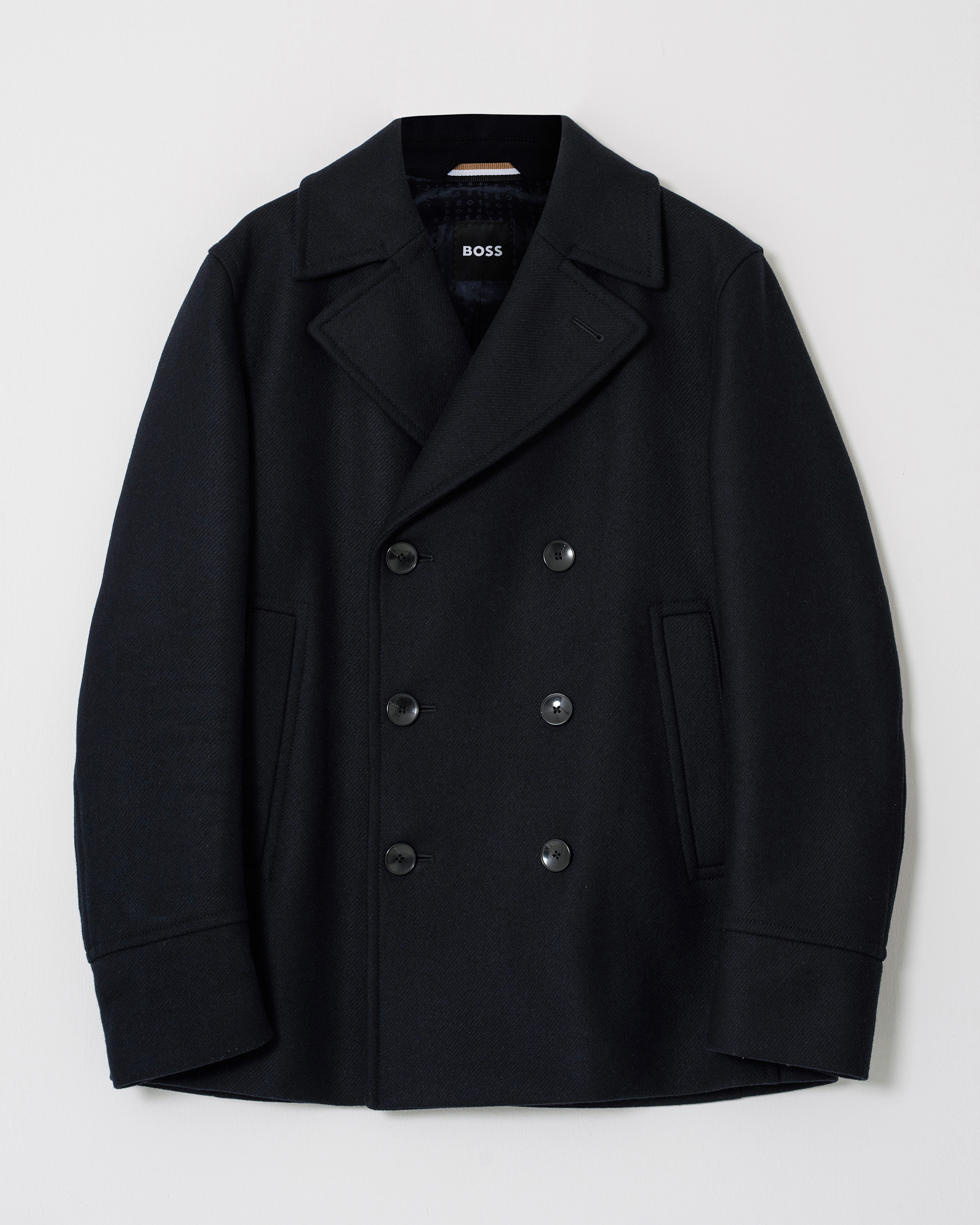 Homme | Manteaux Et Vestes | Pre-owned | BOSS Hyde Peacoat Dark Blue 46