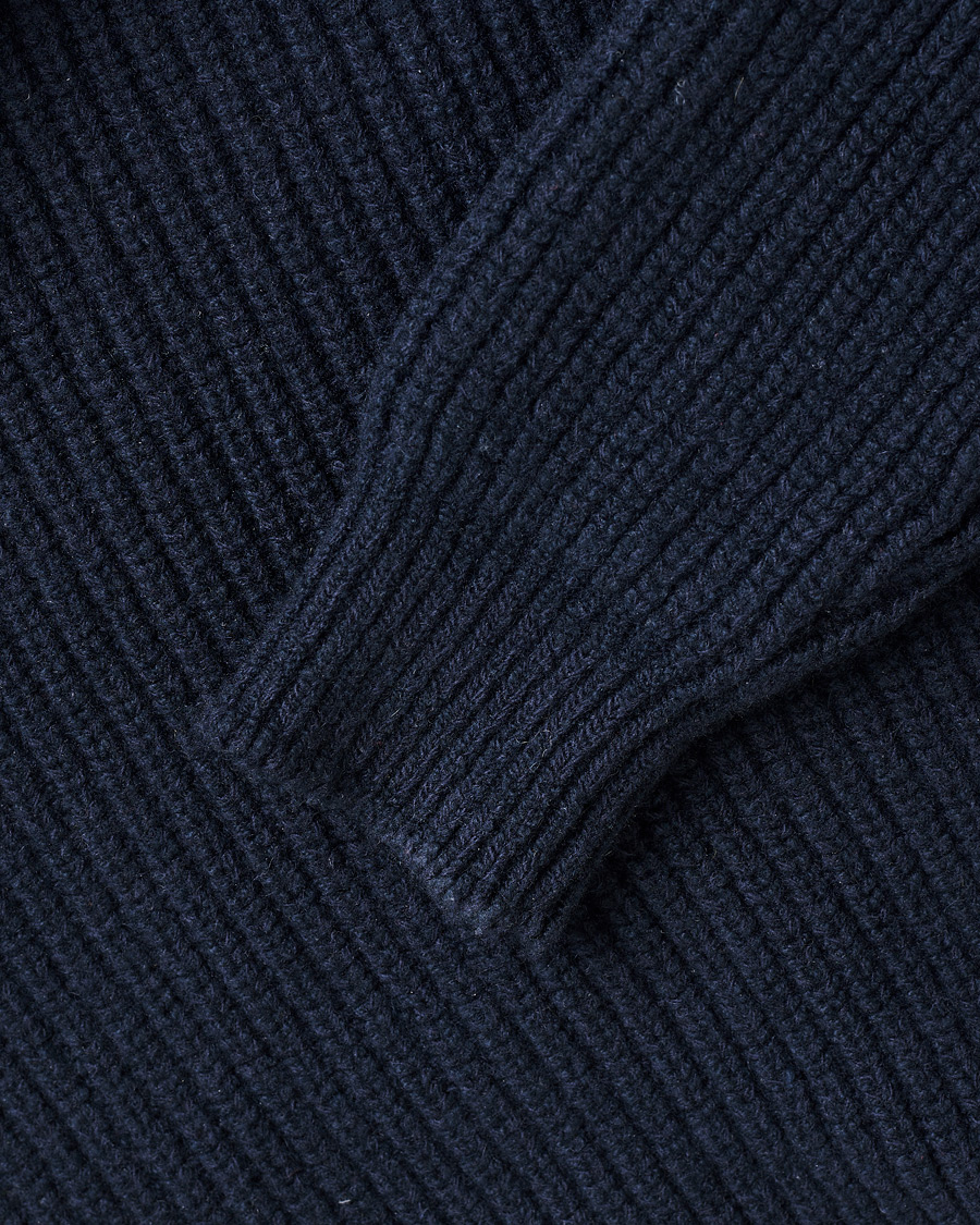 Homme | Pulls Et Tricots | Pre-owned | Inis Meáin Wool/Cashmere Boatbuilder Turtleneck Navy