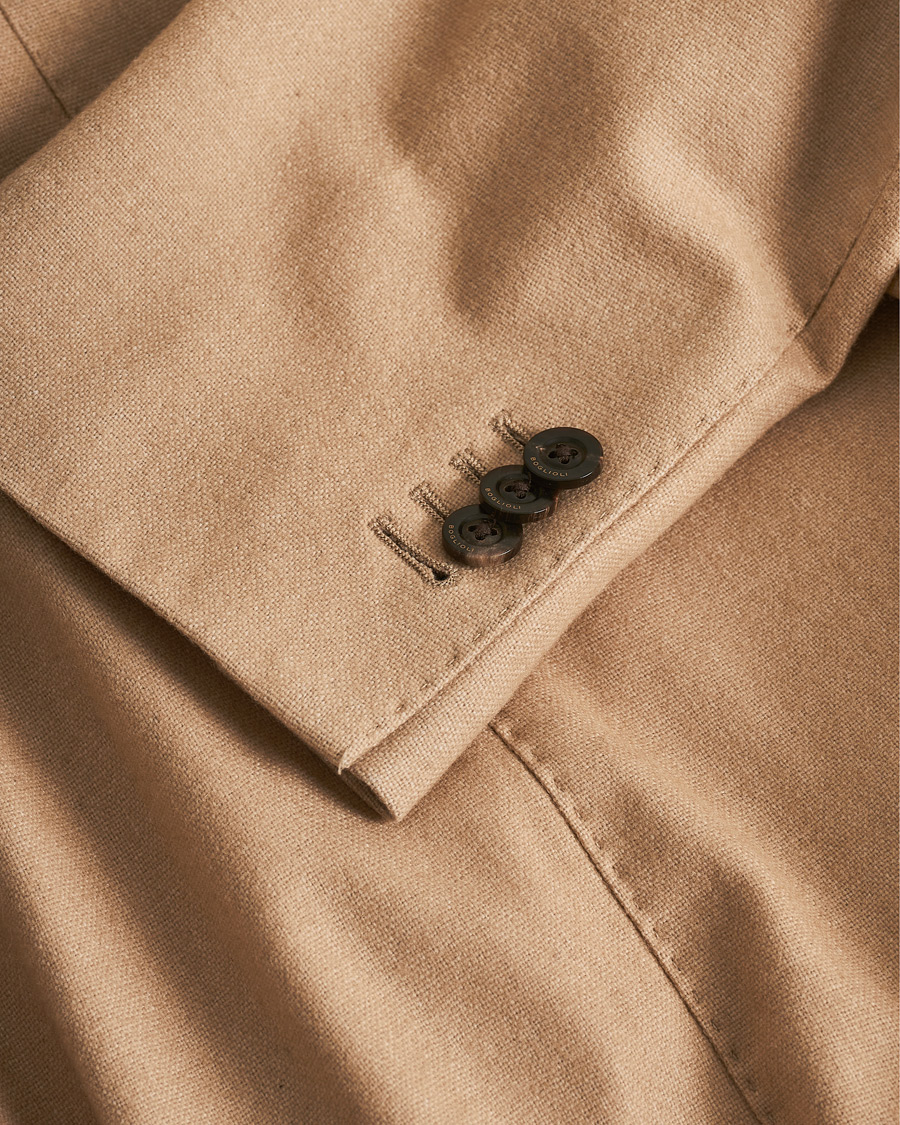 Homme | Blazers | Pre-owned | Boglioli K Jacket Dyed Flannel Blazer Beige
