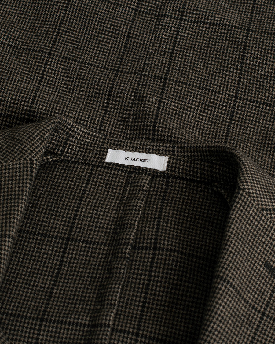 Homme | Blazers | Pre-owned | Boglioli K Jacket Wool Check Blazer Brown