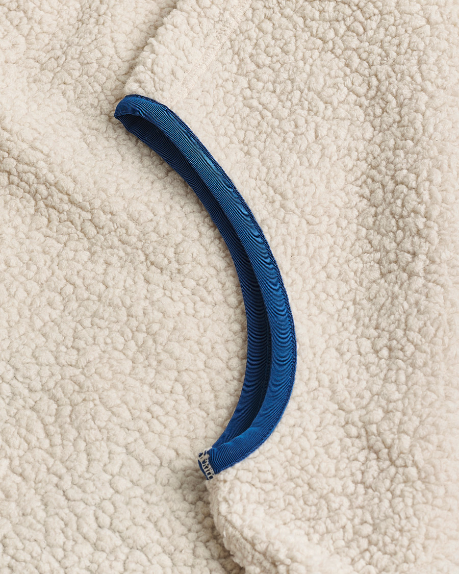 Homme | Pre-owned Manteaux Et Vestes | Pre-owned | Drake's Zip Through Fleece Vest Ecru S