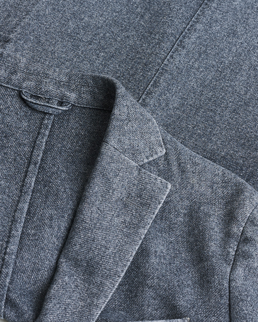Homme | Pre-owned Blazers | Pre-owned | L.B.M. 1911 Wool Blazer Washed Blue 52
