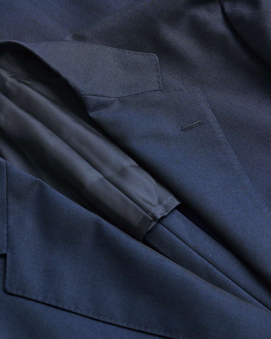 Homme | Ring Jacket Mohair Blend Suit Navy 52 | Pre-owned | Ring Jacket Mohair Blend Suit Navy 52