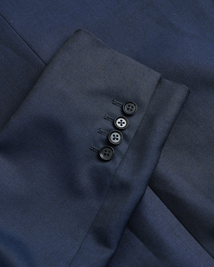Homme | Ring Jacket Mohair Blend Suit Navy 52 | Pre-owned | Ring Jacket Mohair Blend Suit Navy 52