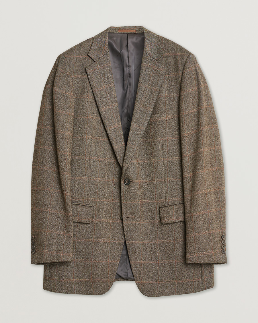 Homme | Pre-owned Blazers | Pre-owned | Gieves & Hawkes Cashmere Blend Blazer Brown 50