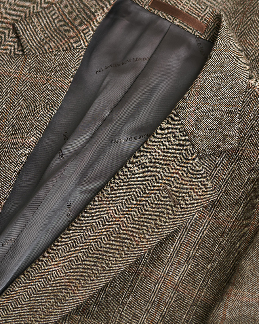 Homme | Pre-owned Blazers | Pre-owned | Gieves & Hawkes Cashmere Blend Blazer Brown 50