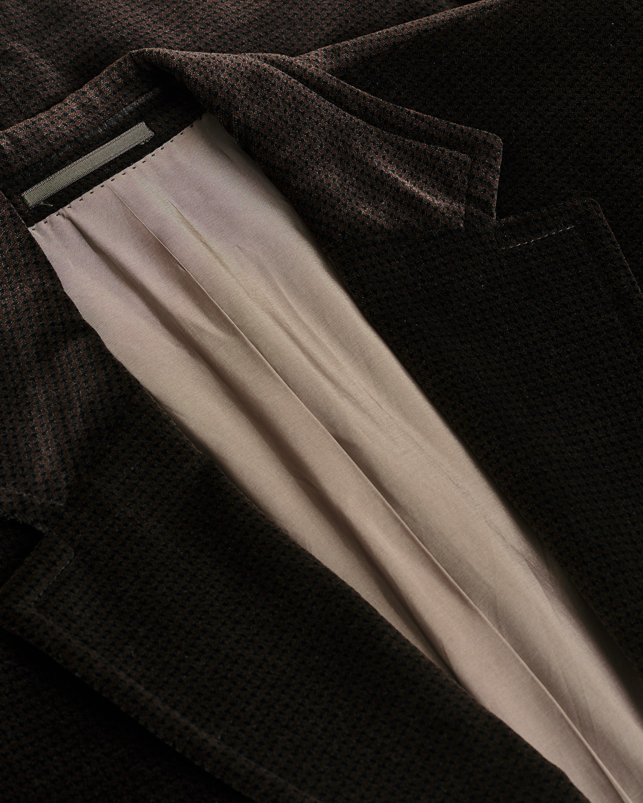 Homme | Pre-owned Blazers | Pre-owned | BOSS Velvet Blazer Brown 50