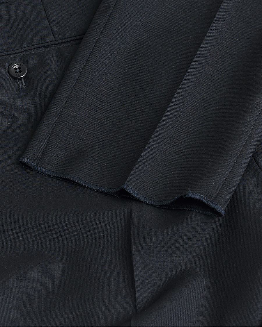 Homme | Pre-owned Pantalons | Pre-owned | Incotex Slim Fit Tropical Wool Trousers Navy 48