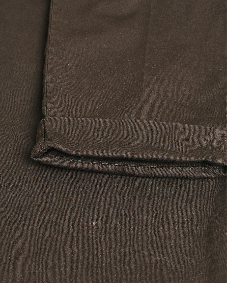 Homme | PT01 Slim Fit Pleated Linen Blend Trousers Chocolate | Pre-owned | PT01 Slim Fit Pleated Linen Blend Trousers Chocolate