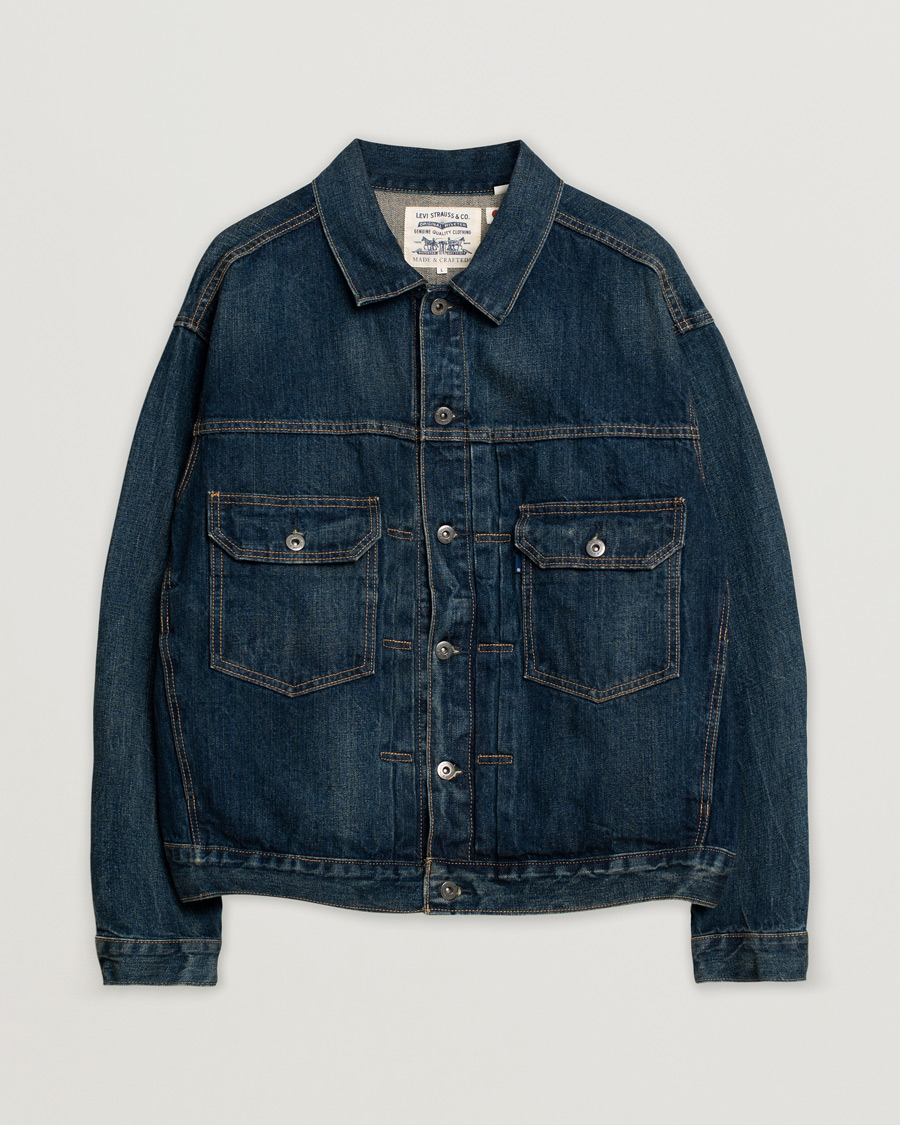 Homme | Manteaux Et Vestes | Pre-owned | Levi's Oversized Denim Trucker Dark Rush
