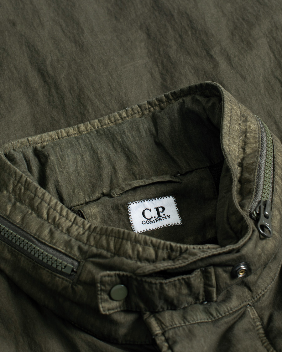 Homme | Manteaux Et Vestes | Pre-owned | C.P. Company 50 Fili GUM Cotton Field Jacket Olive