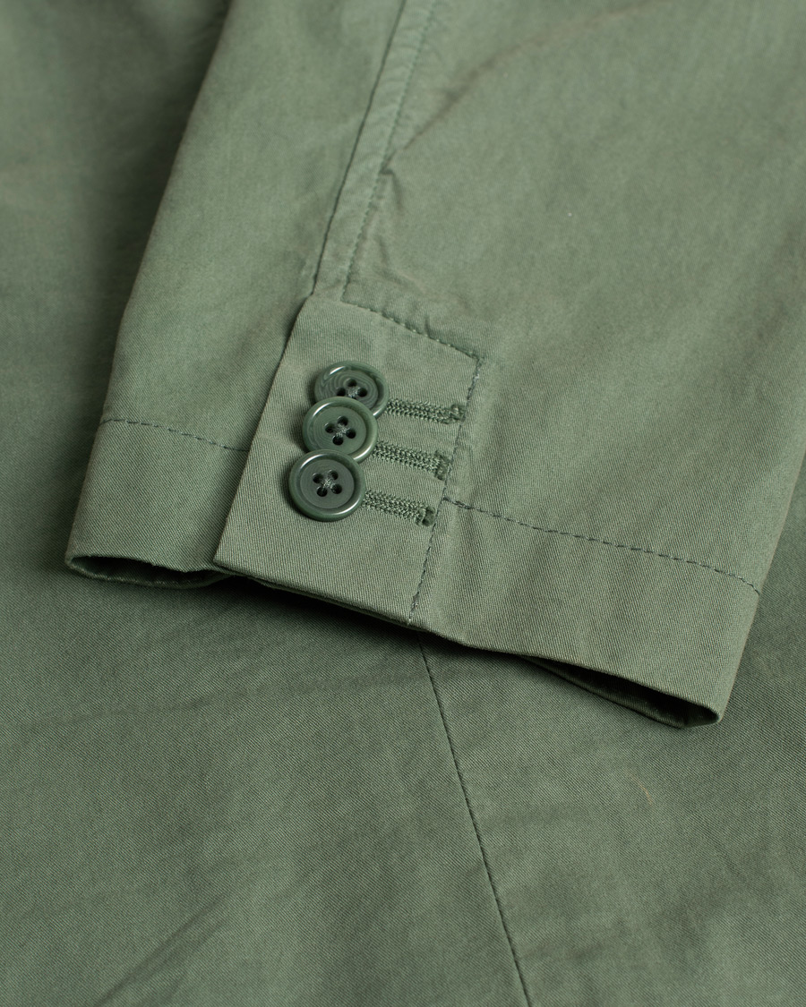 Homme | Blazers | Pre-owned | Aspesi Samuraki Washed Blazer Army Green 