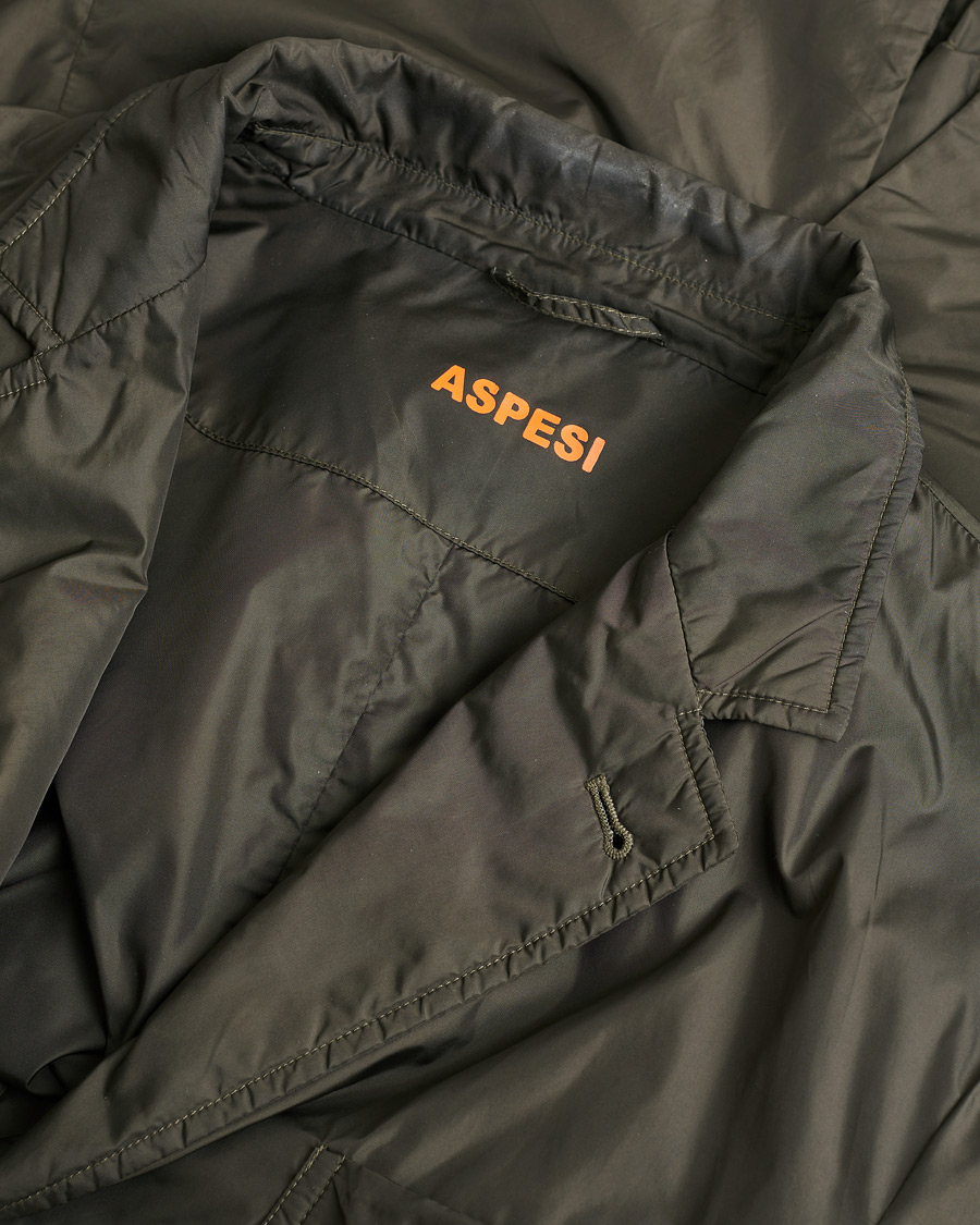 Homme | Pre-owned Blazers | Pre-owned | Aspesi Nylon Blazer Army Green XL