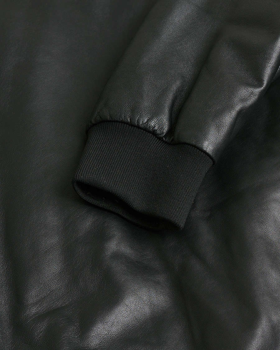 Homme | Pre-owned Manteaux Et Vestes | Pre-owned | Z Zegna Lambskin Bomber Jacket Black M