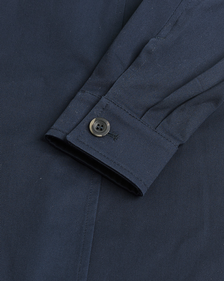 Homme | Pre-owned Chemises | Pre-owned | Private White V.C. Cotton Overshirt Navy 2 - XS