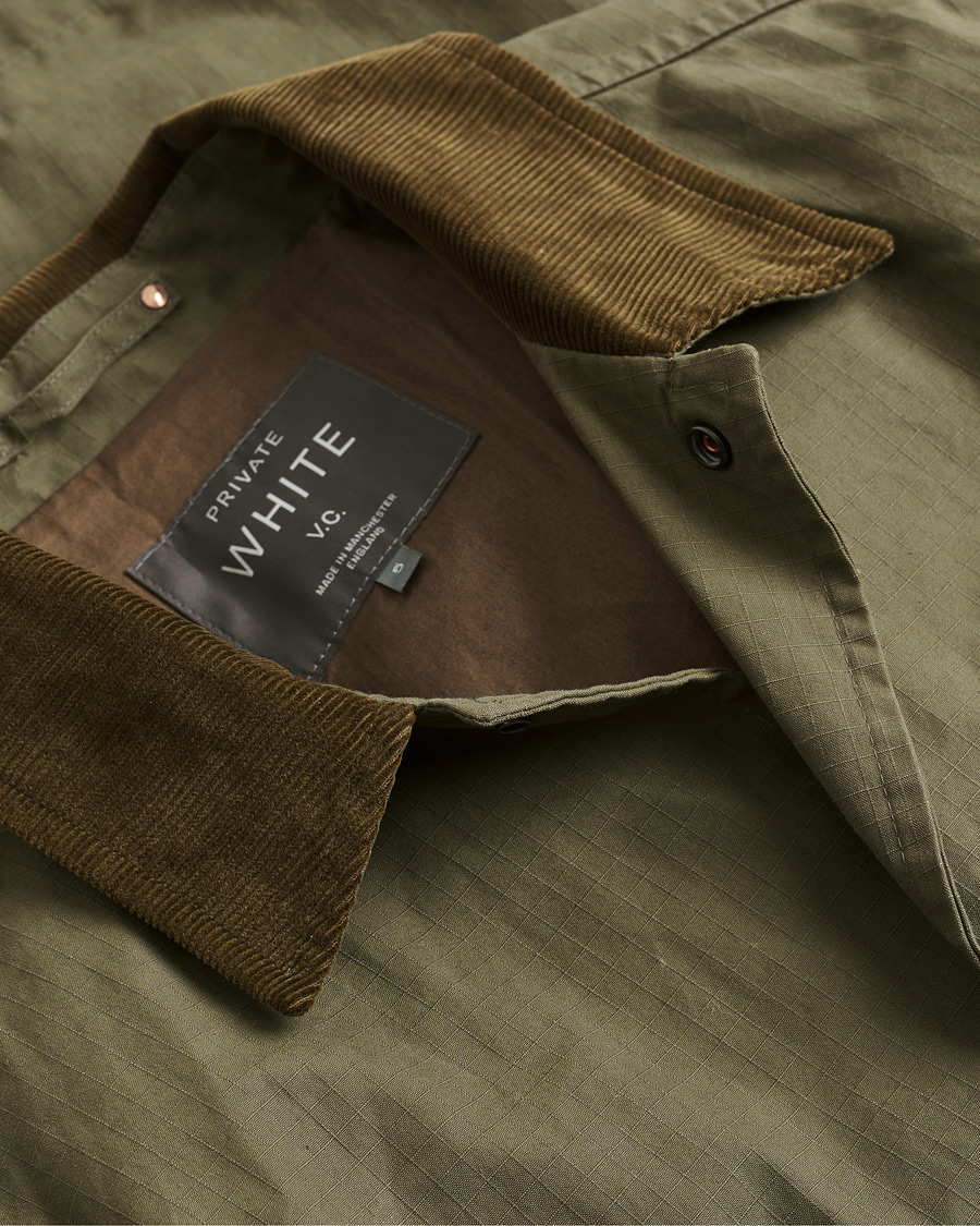 Homme | Pre-owned Manteaux Et Vestes | Pre-owned | Private White V.C. Ripstop Cotton Jacket Green 5 - L