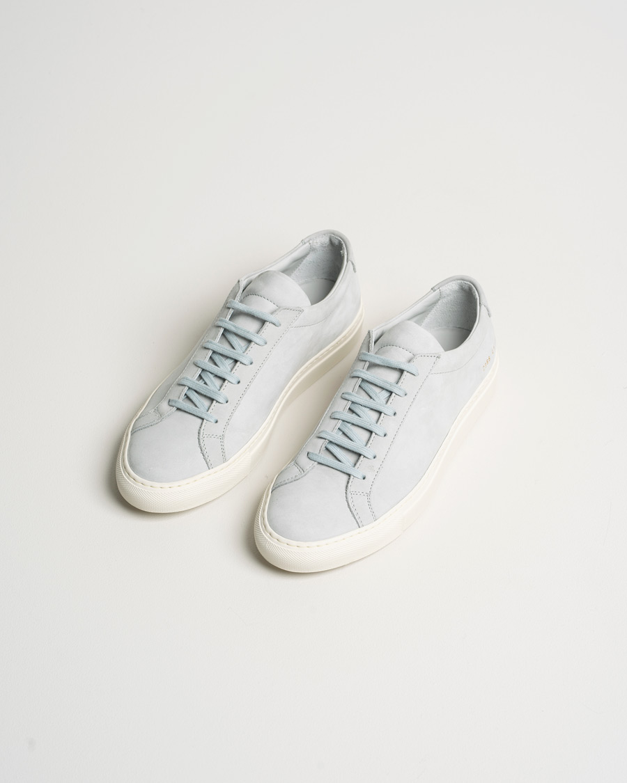 Homme | Common Projects Original Achilles Nubuck Sneaker Grey | Pre-owned | Common Projects Original Achilles Nubuck Sneaker Grey