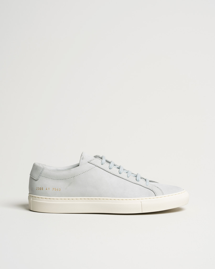 Homme | Common Projects Original Achilles Nubuck Sneaker Grey | Pre-owned | Common Projects Original Achilles Nubuck Sneaker Grey