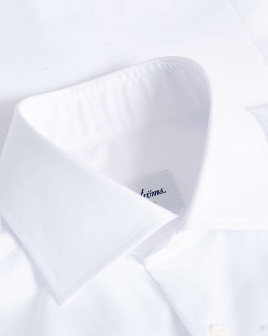 Homme | Chemises | Pre-owned | Stenströms Superslim Double Cuff Cotton Shirt White 36 - S