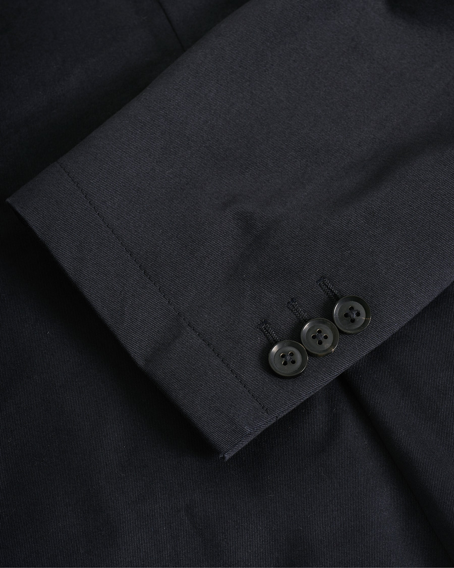 Homme | Pre-owned Blazers | Pre-owned | Berg&Berg Cotton Blazer Navy 48