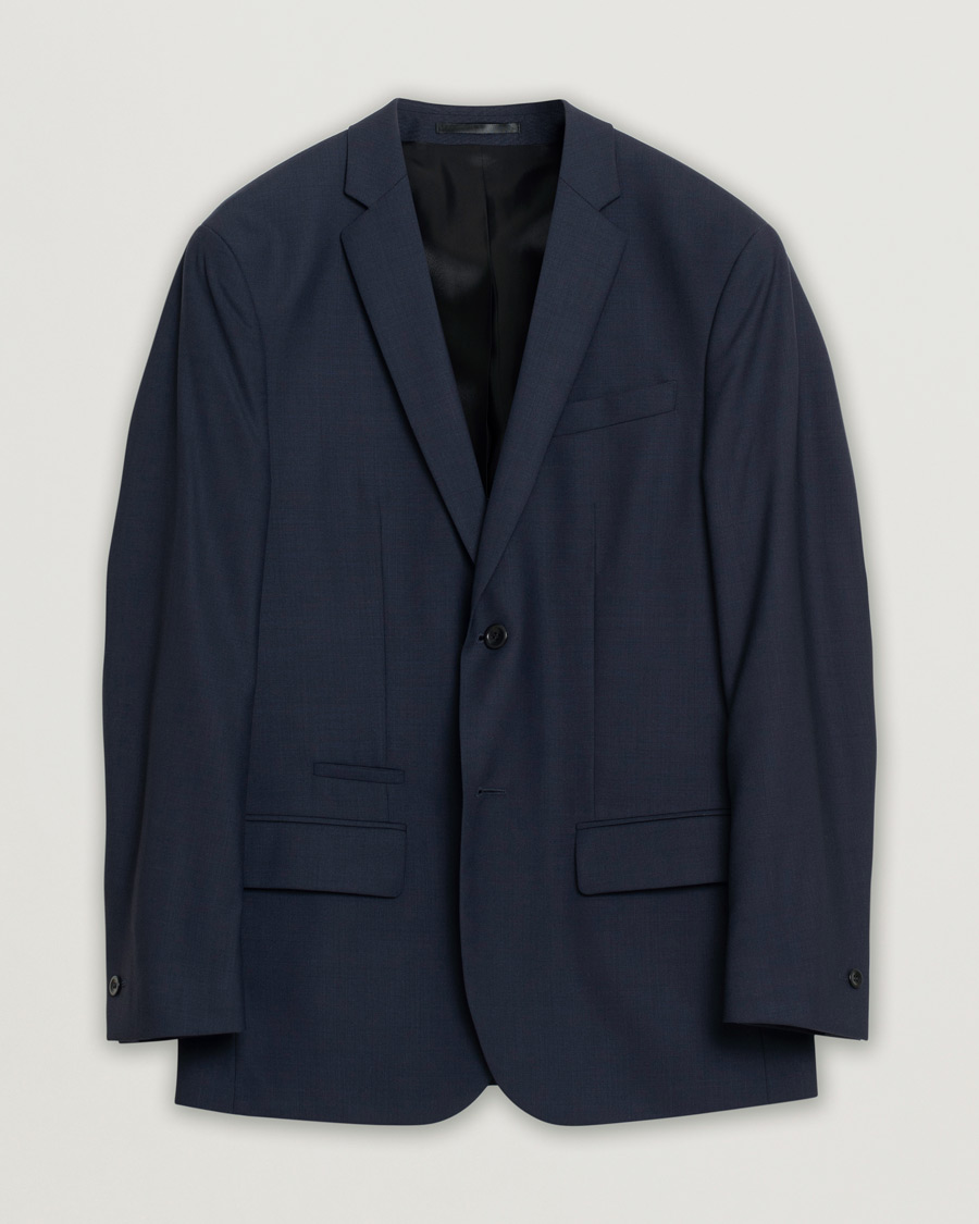 Homme | Blazers | Pre-owned | Filippa K Rick Cool Wool Suit Jacket Dark Navy