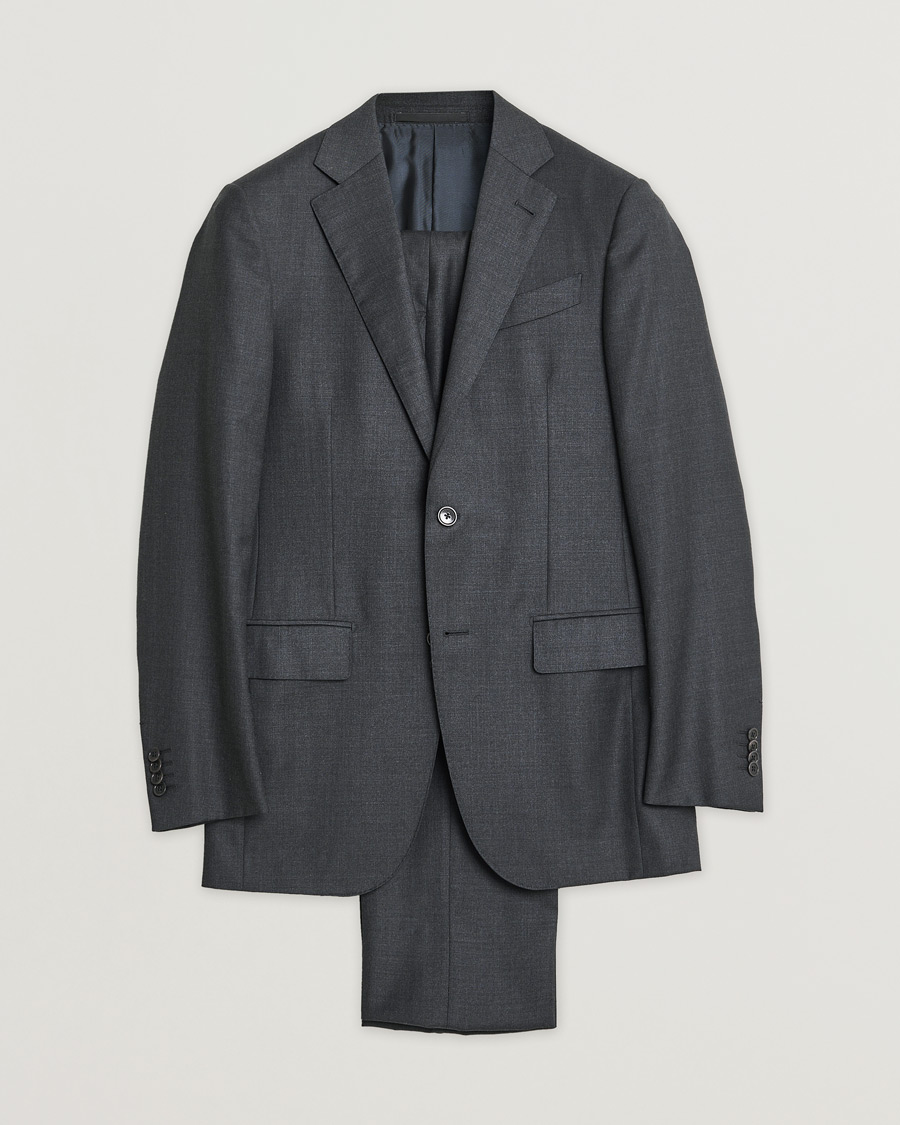 Homme | Pre-owned Costumes | Pre-owned | Ermenegildo Zegna Wool Suit Grey 44