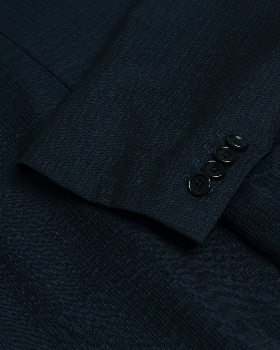 Homme | Blazers | Pre-owned | Gaiola Napoli Single Breasted Wool Suit Navy 50