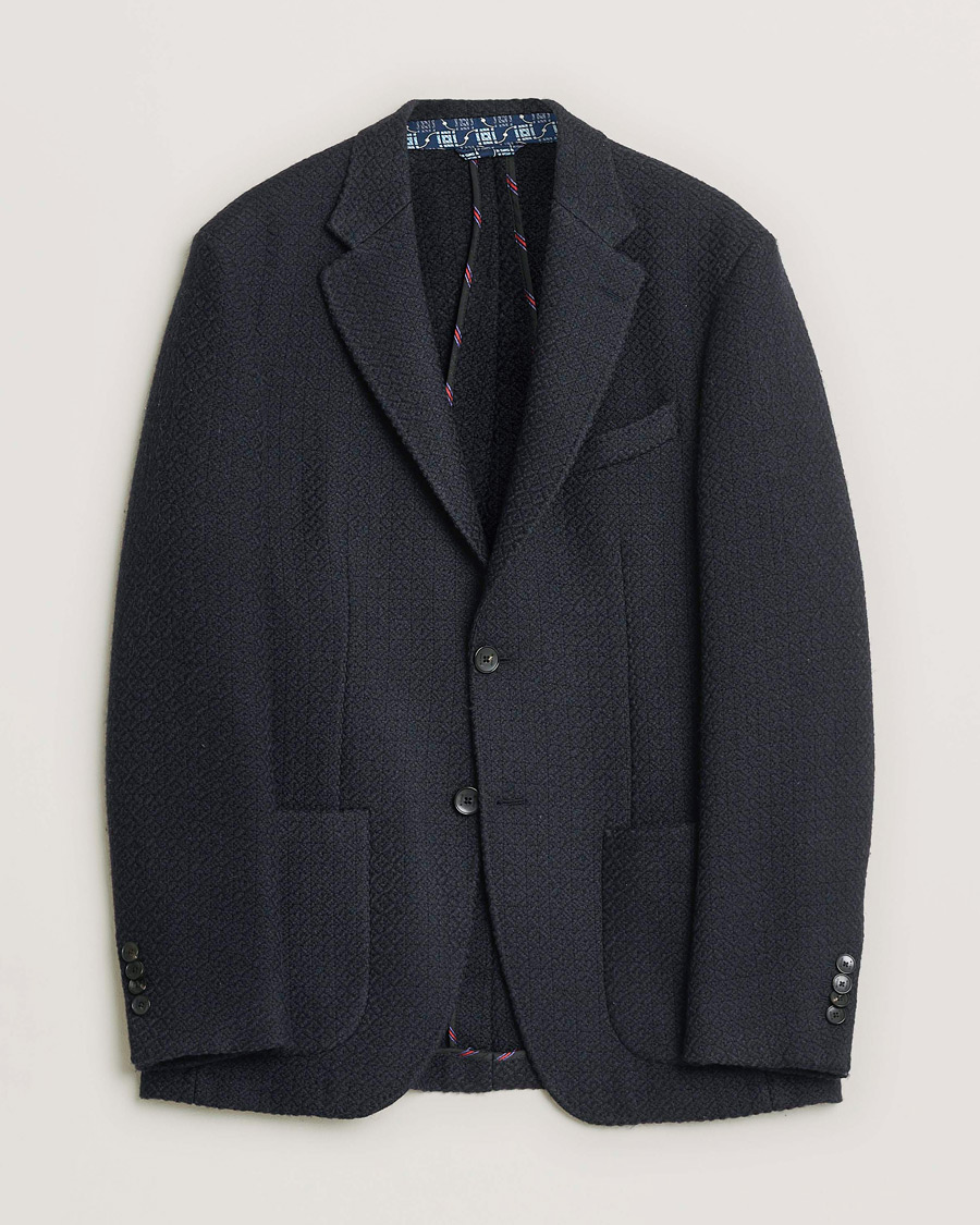 Homme | Pre-owned Blazers | Pre-owned | Etro Jacquard Jersey Blazer Navy 52