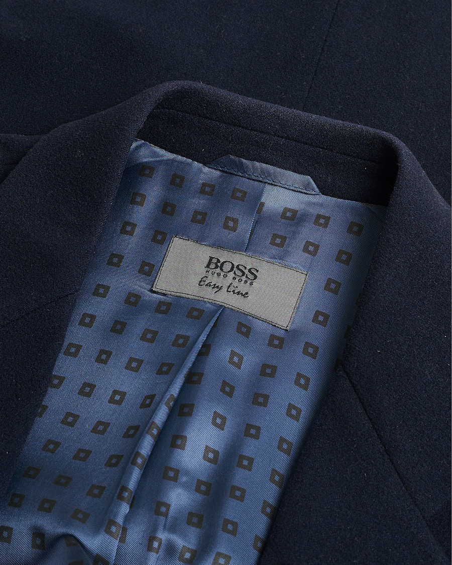 Homme | Pre-owned Blazers | Pre-owned | BOSS Vintage Cashmere Blend Blazer Navy 48
